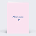 Carte d'Amour Vivre d'Amour et d'Eau Fraiche