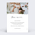 Carte d'amour Effet photo Verso