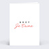 Carte d'amour Bref je t'aime Recto