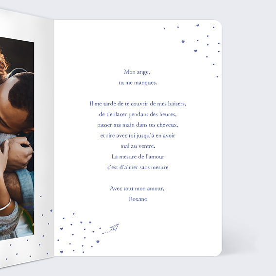 Carte d'amour L'Amour Voyage Intérieur Droit