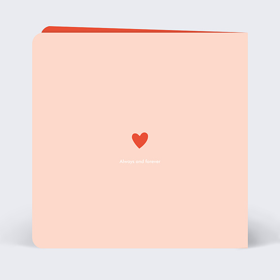 Carte d'amour Chanson d'Amour Verso