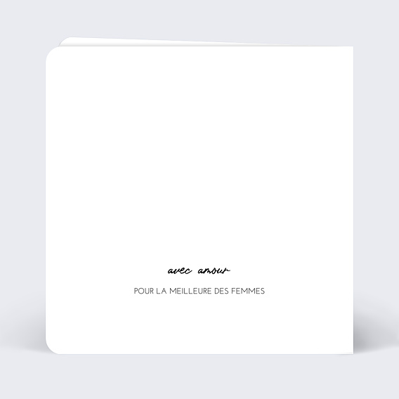 Carte d'amour Signature Verso