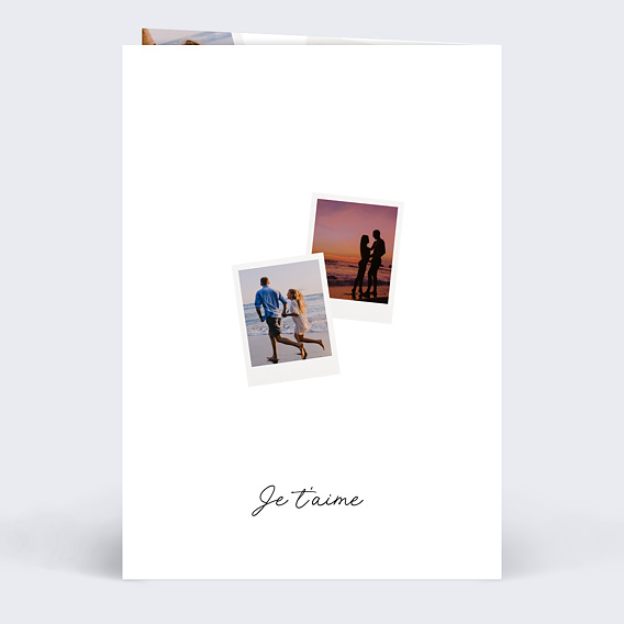 Carte d'Amour Pêle-Mêle Polaroid