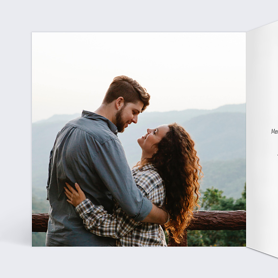 Carte d'amour Petit Coeur Intérieur Gauche