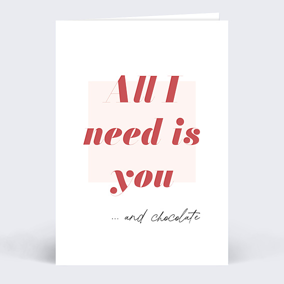 Carte d'Amour All I need