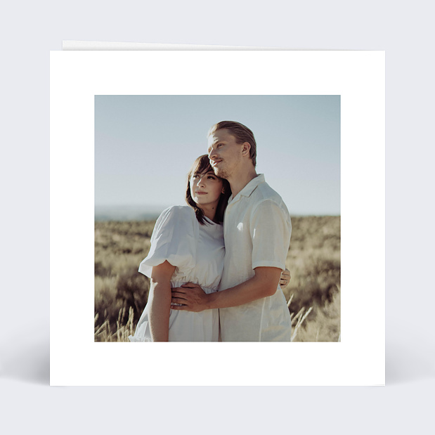 Carte d'Amour With Love Verso