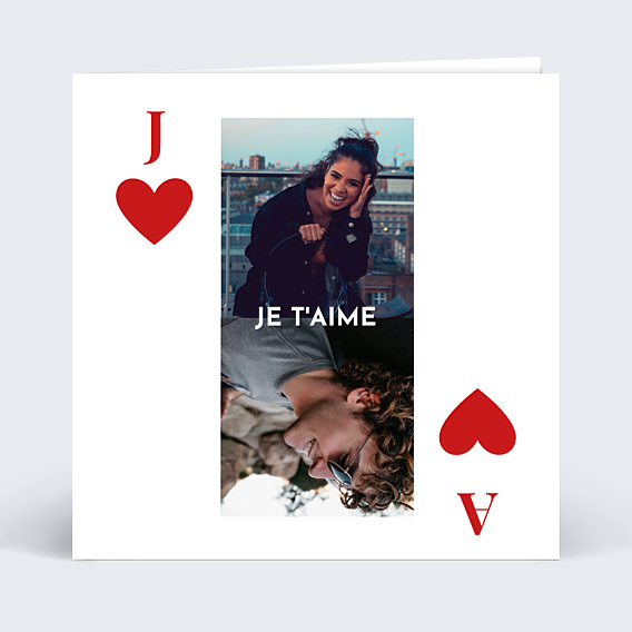 Carte d'Amour Roi de cœur