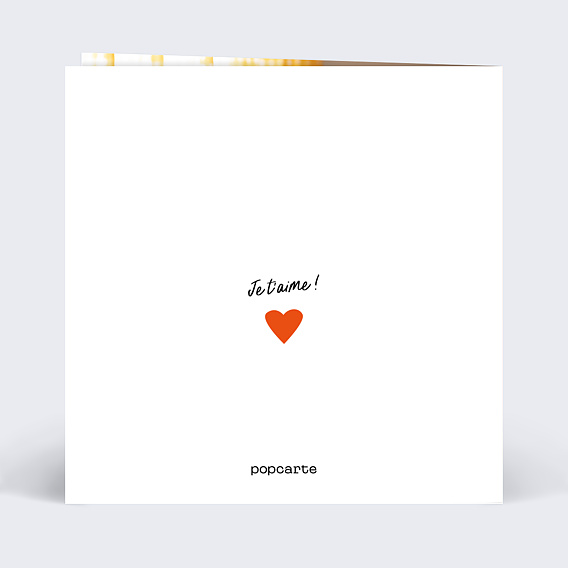 Carte d'amour Marie-Lou Création x Popcarte - Enveloppe Verso