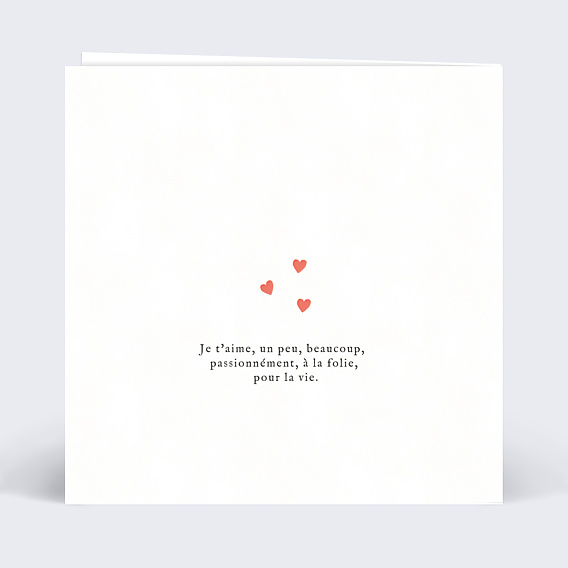 Carte d'Amour Je t'Aime Grand Comme ça !