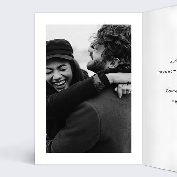 Carte d'amour Amour multiphotos Intérieur Gauche