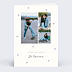 Carte d'amour Motif Coeur Lilas