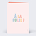 Carte d'Amour Je t'aime coloré
