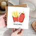 Carte d'amour Frites et Ketchup