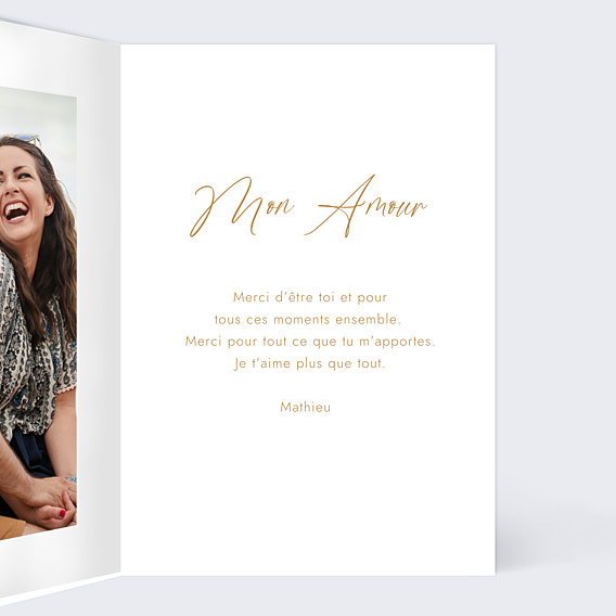 Carte d'Amour Photo arche