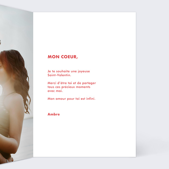 Carte d'amour Phrases Amour Intérieur Droit