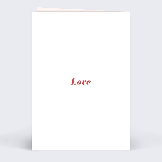 Carte d'amour All I need Verso