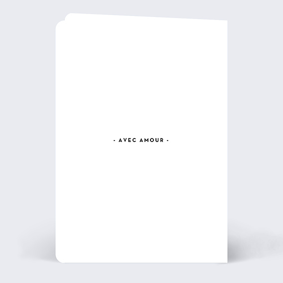 Carte d'amour Belles Lettres Verso