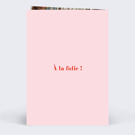 Carte d'amour Je t'aime original Verso