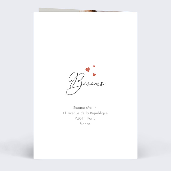 Carte d'amour Le Meilleur à Venir Verso