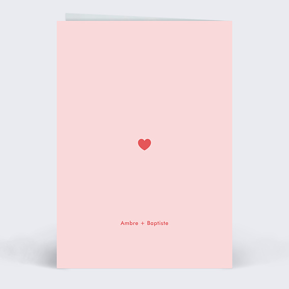 Carte d'amour Phrases Amour Verso