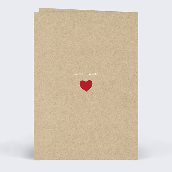 Carte d'amour Point Commun Verso