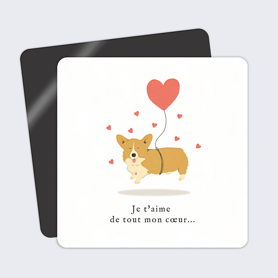 Carte d'Amour Corgi Love