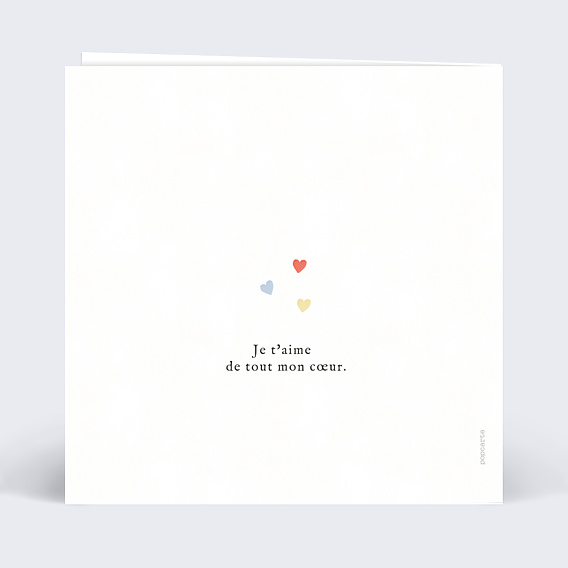 Carte d'Amour Je t'Aime Plus que...