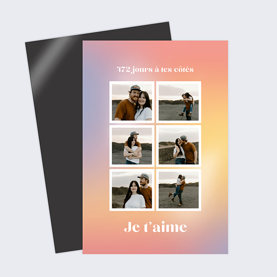 Carte d'amour Gradient