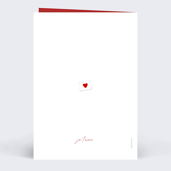 Carte d'Amour Commandements Amour