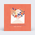 Carte d'amour Courrier Fleuri