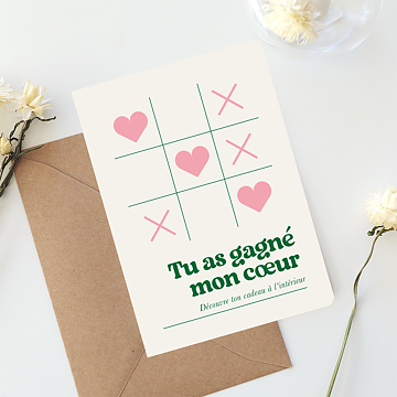 Carte d'Amour Gagn !