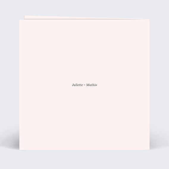 Carte d'Amour Coeur Rose