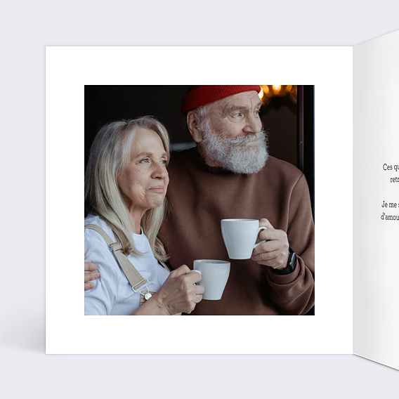 Carte d'amour Près du Cœur I Intérieur Gauche