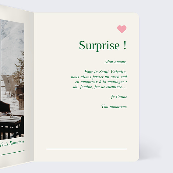 Carte d'Amour Gagné !