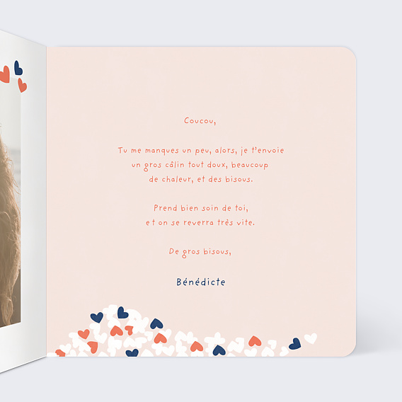 Carte d'amour Distribution d'Amour Intérieur Droit