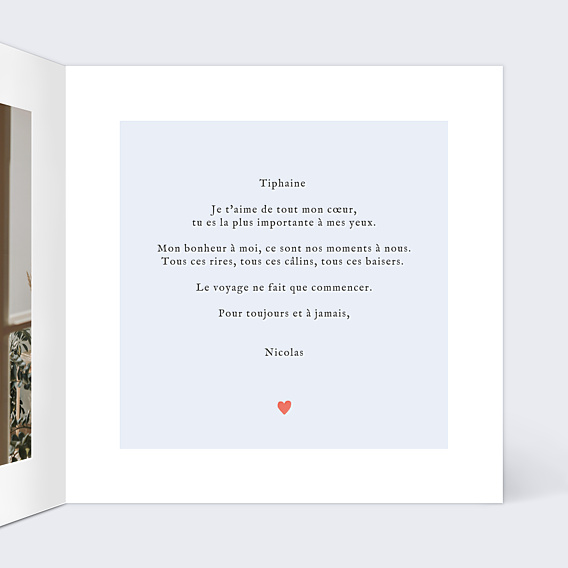 Carte d'Amour Je t'Aime Plus que...