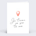 Carte d'Amour Où que Tu Sois