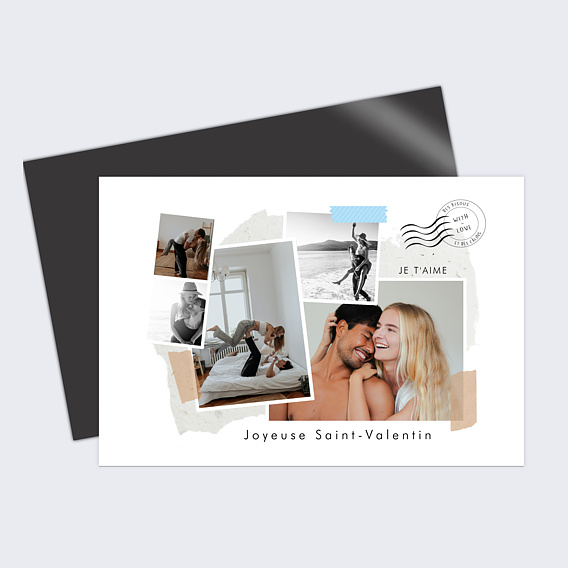 Carte d'amour Scrapbooking