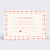 Carte d'amour Plaid Rouge Verso