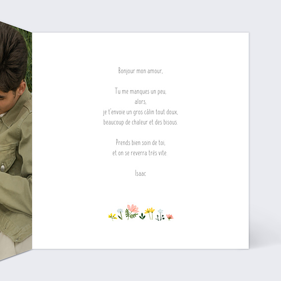 Carte d'Amour Coeur Liberty