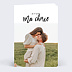 Carte d'amour Belles Lettres