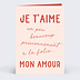 Carte d'amour Je t'aime Recto