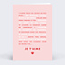 Carte d'amour Phrases Amour