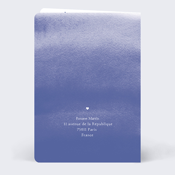 Carte d'amour L'Amour Voyage Verso