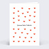 Carte d'Amour Motif Coeur