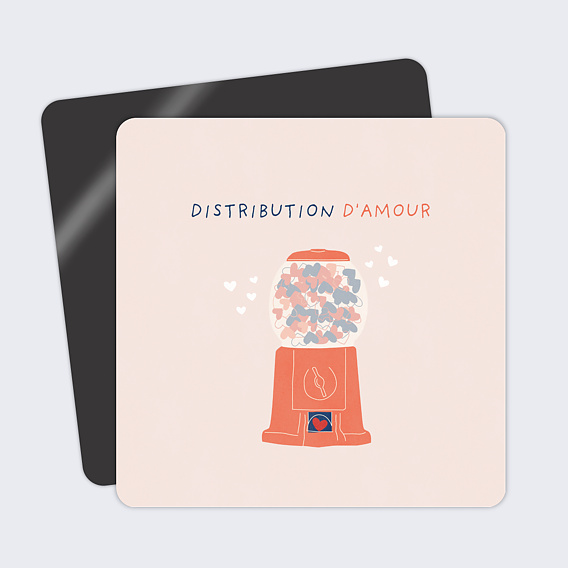 Carte d'amour Distribution d'Amour