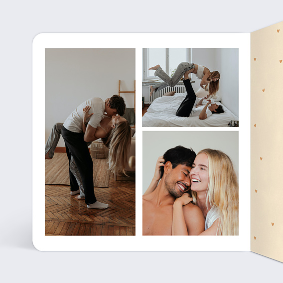 Carte d'amour Pansement Mignon Intérieur Gauche