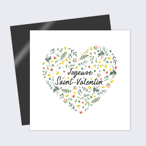 Carte d'amour Coeur Liberty