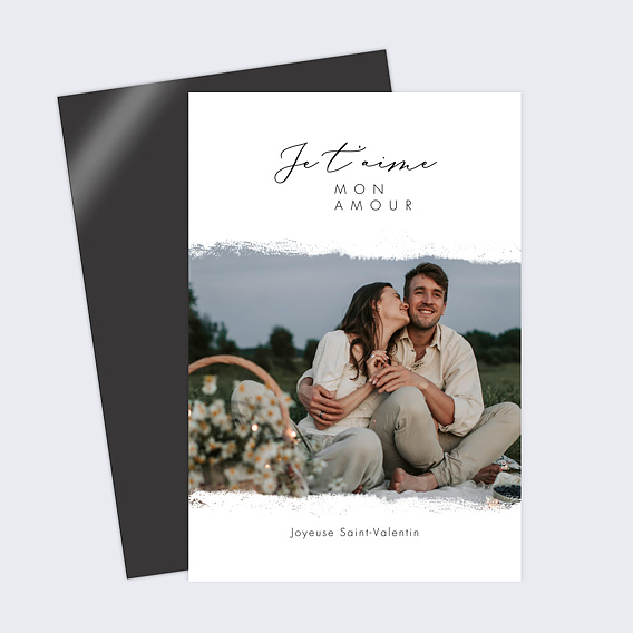 Carte d'amour Effet photo