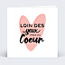 Carte d'Amour Près du Coeur